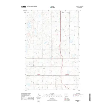 2020 Map of Garrison NE, 2020 Print