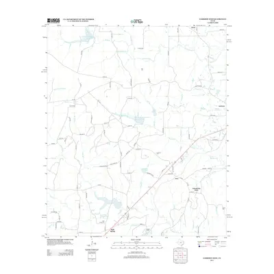 2013 Map of Garrison West, 2013 Print