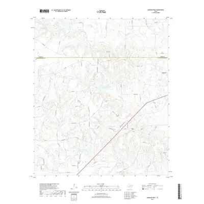 2019 Map of Garrison West, 2019 Print