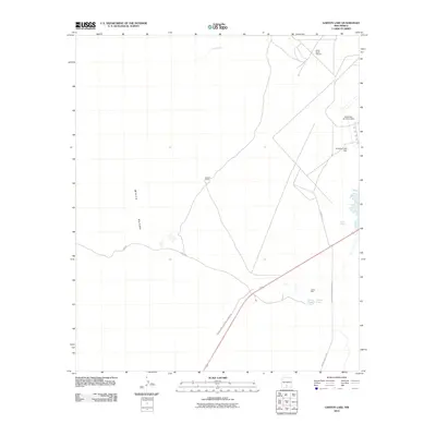 2010 Map of Garton Lake, 2010 Print