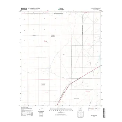 2013 Map of Garton Lake, 2013 Print
