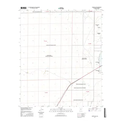 2017 Map of Garton Lake, 2017 Print