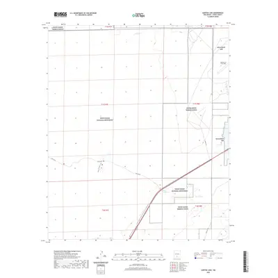 2020 Map of Garton Lake, 2020 Print