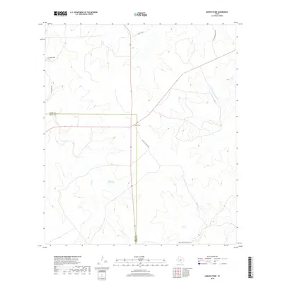 2019 Map of Garven Store, 2019 Print
