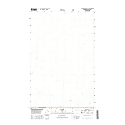 2014 Map of Garver Mountain OE N, 2014 Print
