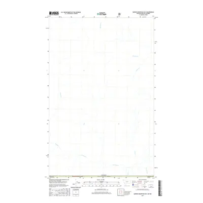 2017 Map of Garver Mountain OE N, 2017 Print