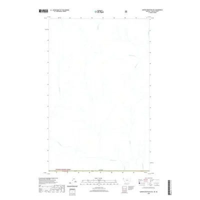 2020 Map of Garver Mountain OE N, 2020 Print