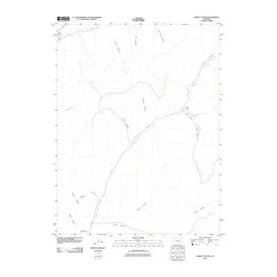 2010 Map of Garvey Canyon, 2010 Print