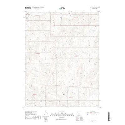 2019 Map of Garvey Canyon, 2019 Print