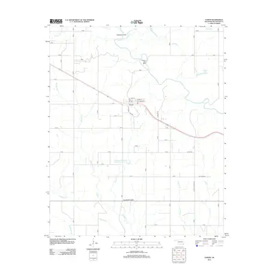 2012 Map of Garvin, 2012 Print