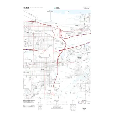 2013 Map of Gary, 2013 Print