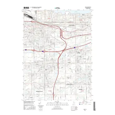 2016 Map of Gary, 2016 Print
