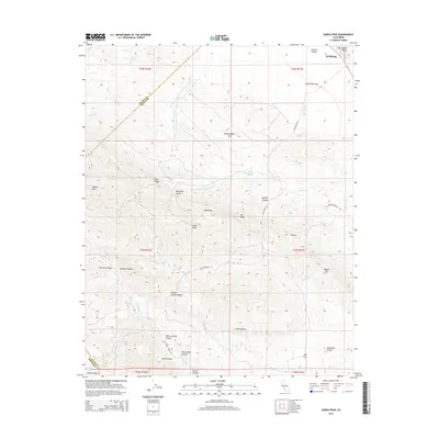 2015 Map of Garza Peak, 2015 Print