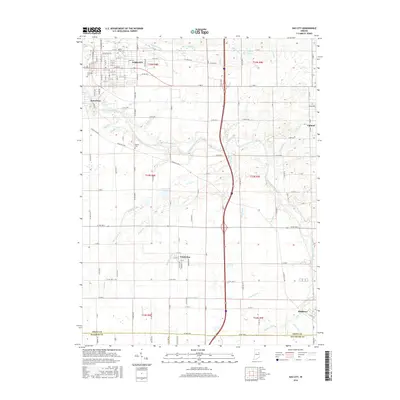 2016 Map of Gas City, 2016 Print