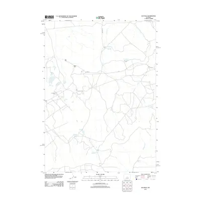 2012 Map of Gas Hills, 2012 Print