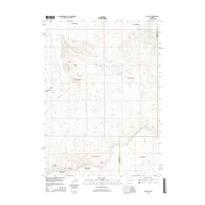 2015 Map of Gas Hills, 2015 Print