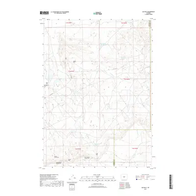 2017 Map of Gas Hills, 2017 Print