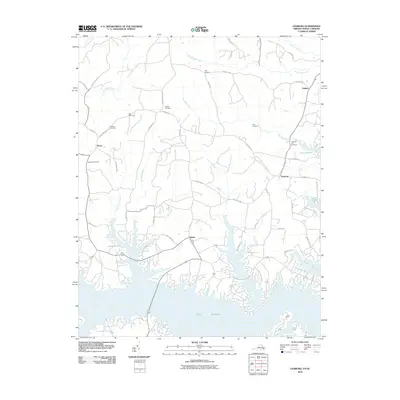 2010 Map of Gasburg, 2010 Print