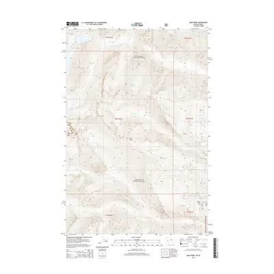 2014 Map of Gash Point, 2014 Print