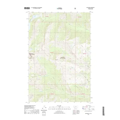 2020 Map of Gash Point, 2020 Print