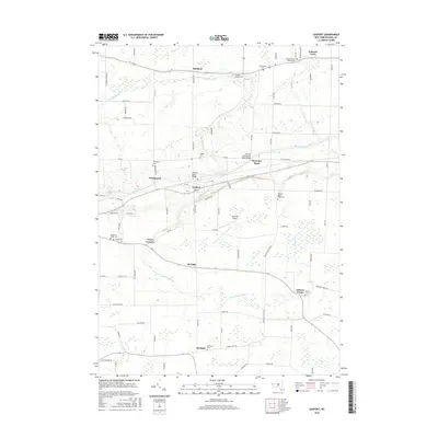 2016 Map of Gasport, 2016 Print