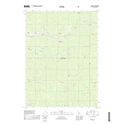 2018 Map of Gasquet, 2018 Print