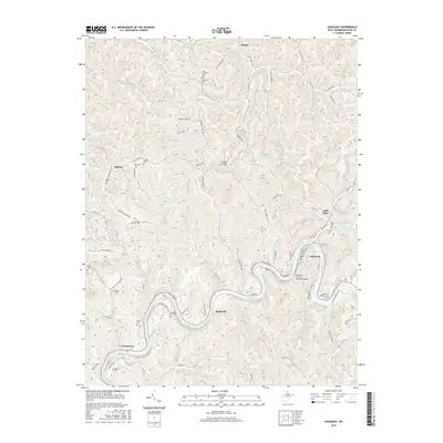 2016 Map of Gassaway, 2016 Print