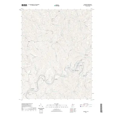 2019 Map of Gassaway, 2019 Print