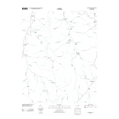 2013 Map of Gassaway, 2013 Print
