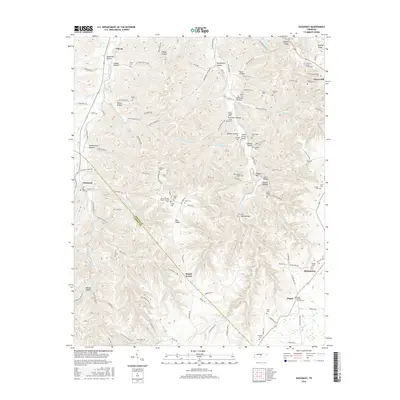 2016 Map of Gassaway, 2016 Print
