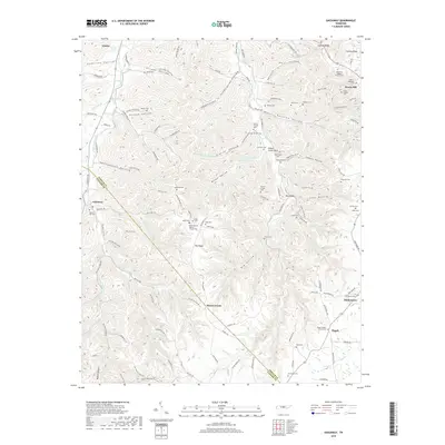2019 Map of Gassaway, 2019 Print