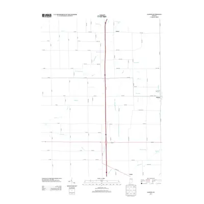 2013 Map of Gaston, 2013 Print