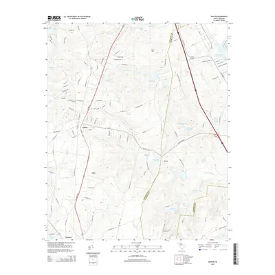 2014 Map of Gaston, 2014 Print