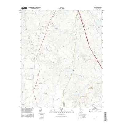 2017 Map of Gaston, 2017 Print