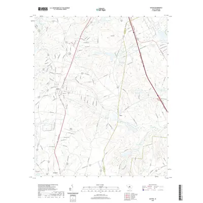 2020 Map of Gaston, 2020 Print