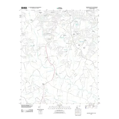 2011 Map of Gastonia South, 2011 Print