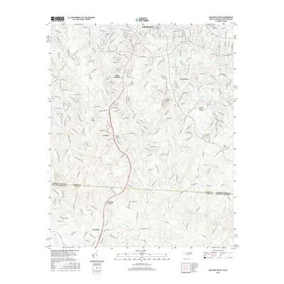 2016 Map of Gastonia South, 2016 Print