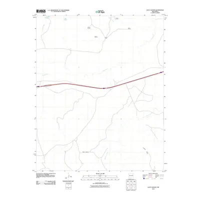 2010 Map of Gate Canyon, 2010 Print