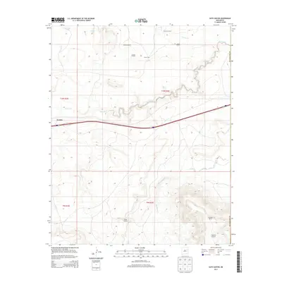 2013 Map of Gate Canyon, 2013 Print