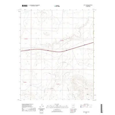 2020 Map of Gate Canyon, 2020 Print