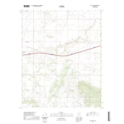 2023 Map of Gate Canyon, 2023 Print