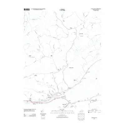 2013 Map of Gate City, 2013 Print