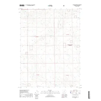 2019 Map of Gatehook Spring, 2019 Print
