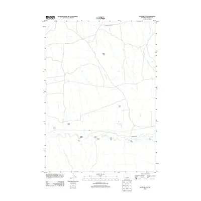 2012 Map of Gates Butte, 2012 Print