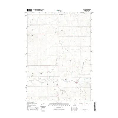 2015 Map of Gates Butte, 2015 Print