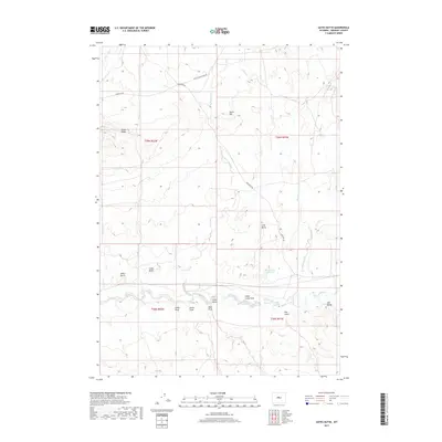 2017 Map of Gates Butte, 2017 Print