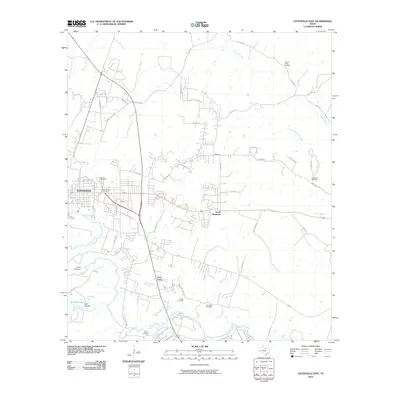 2010 Map of Gatesville East, 2010 Print