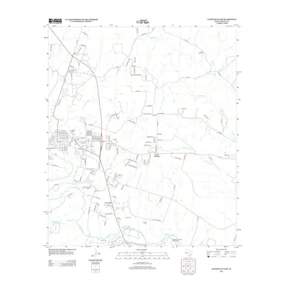 2012 Map of Gatesville East, 2012 Print