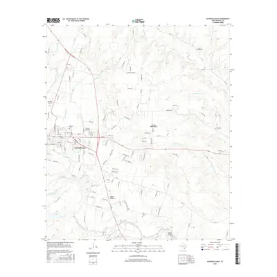 2016 Map of Gatesville East, 2016 Print