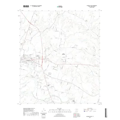 2019 Map of Gatesville East, 2019 Print